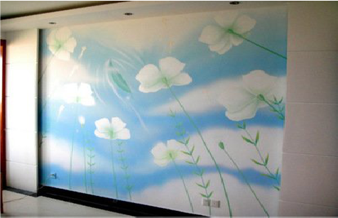 资源画墙绘怎么画好白云的蓬松感？