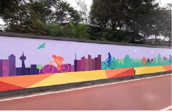 资源墙体彩绘-围墙