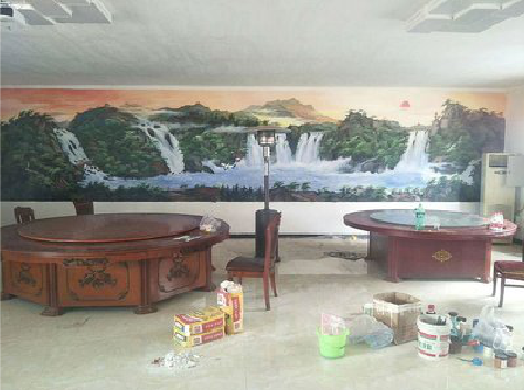 资源墙绘-写实风景