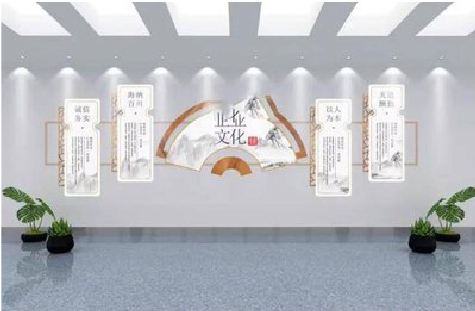 资源企业文化墙设计的核心要素。