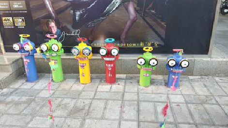 资源商业区彩绘