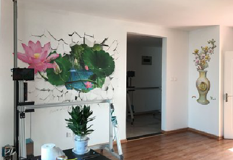 资源墙体彩绘相比墙纸的优势。