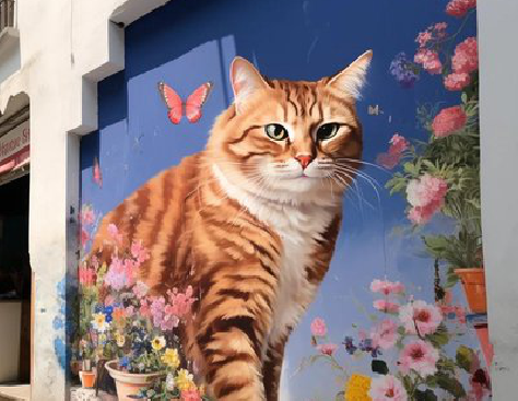 资源自己绘制有个性的手绘墙