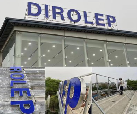 资源楼顶发光字安装的注意事项。